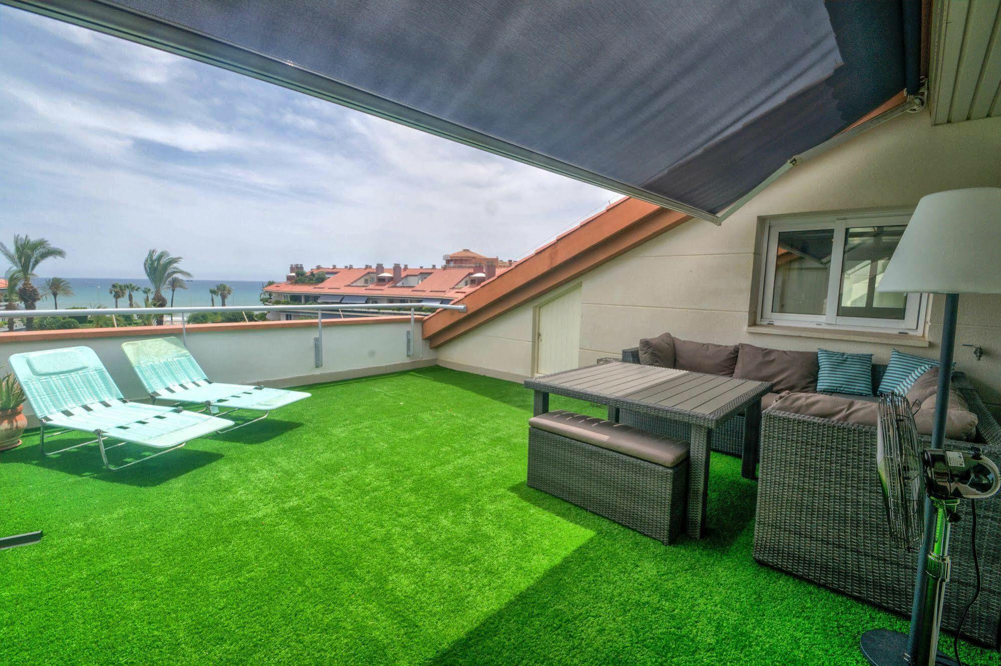 Апартаменти Duplex Park De Mar Сіджас Екстер'єр фото